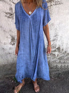 Lavinque Dress Robe Longue en Lin | Bohème | Légère et Élégante