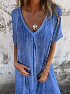 Lavinque Dress Robe Longue en Lin | Bohème | Légère et Élégante