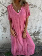 Lavinque Dress Robe Longue en Lin | Bohème | Légère et Élégante