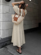 Lavinque Dress Robe Longue en Lin Boutonnée | Élégante | Naturelle et Confortable