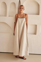 Lavinque Dress Robe Longue en Lin Minimaliste | Élégante | Légère et Naturelle