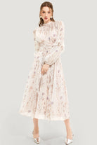 Lavinque Dress Robe Longue Femme | Florale | Élégante et Féminine