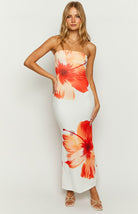 Lavinque Dress Robe Longue Fleurie | Bustier | Tropicale et Sensuelle