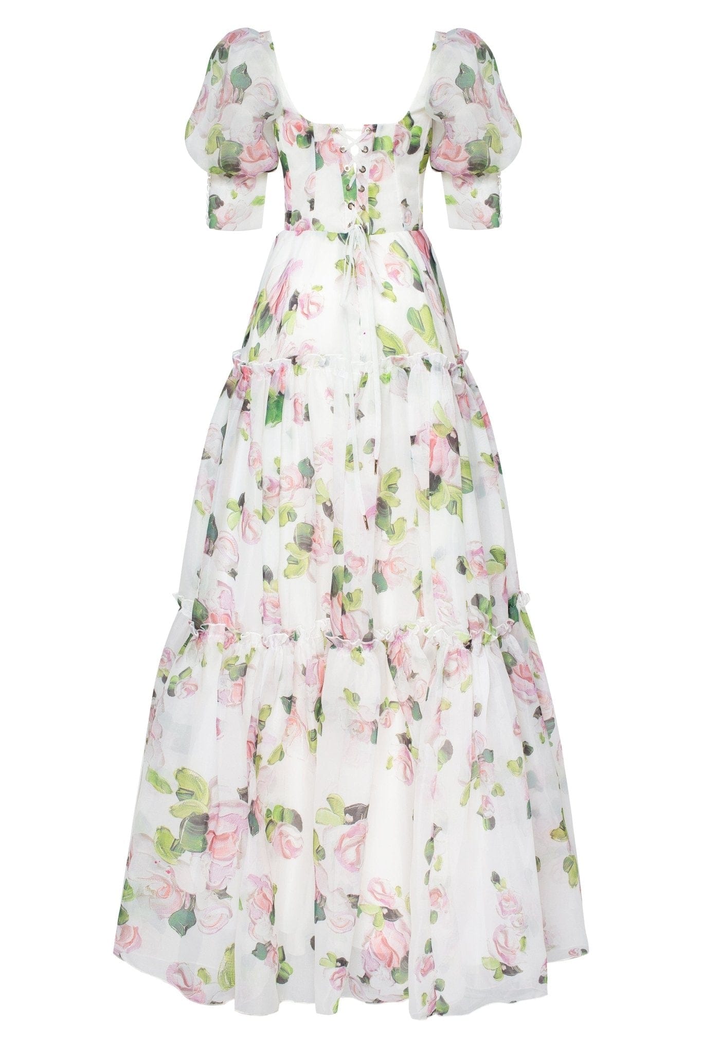 Lavinque Dress Robe Longue Fleurie | Épaules Dénudées | Romantique et Légère