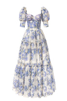 Lavinque Dress Robe Longue Fleurie | Épaules Dénudées | Romantique et Légère