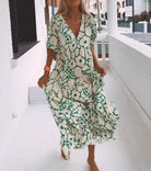 Lavinque Dress Robe longue fluide à imprimé floral | Robe | Élégance bohème et légèreté estivale