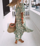 Lavinque Dress Robe longue fluide à imprimé floral | Robe | Élégance bohème et légèreté estivale
