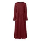 Lavinque Dress Robe Longue Hiver en Laine | Chaude et Élégante | Style Décontracté Chic