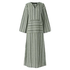 Lavinque Dress Robe Longue Rayée | Style Bohème | Confort et Élégance