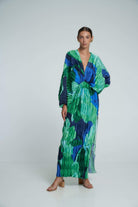 Lavinque Dress Robe Longue Satinée | Fendue | Élégante et Moderne
