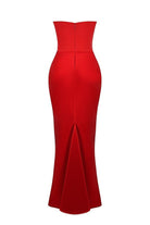 Lavinque Dress Robe Longue Satinée Noire | Bustier Drapé | Élégance Sensuelle
