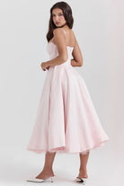 Lavinque Dress Robe Midi Évasée | Élégance | Douce et Féminine