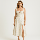 Lavinque Dress Robe Midi Noire | Bretelles | Élégance Intemporelle