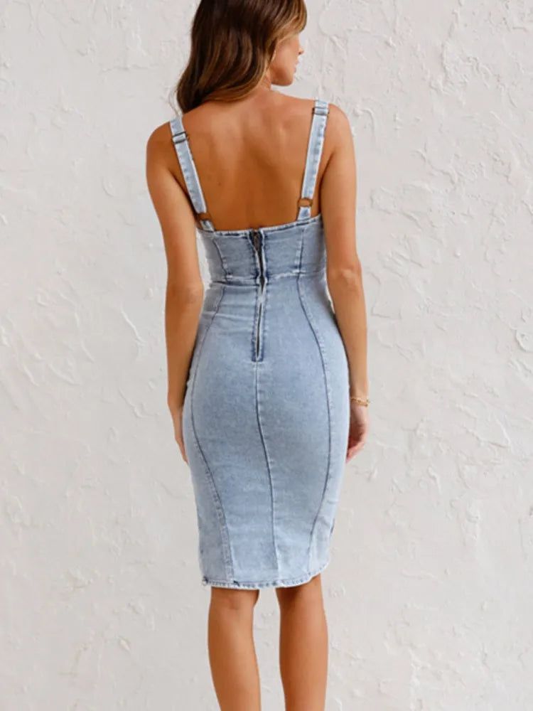 Lavinque Dress Robe Moulante Fendue | Séduisante | Ajustée et Moderne