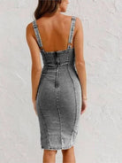 Lavinque Dress Robe Moulante Fendue | Séduisante | Ajustée et Moderne