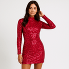 Lavinque Dress Robe Noire à Sequins | Coupe Ajustée | Élégance Intemporelle