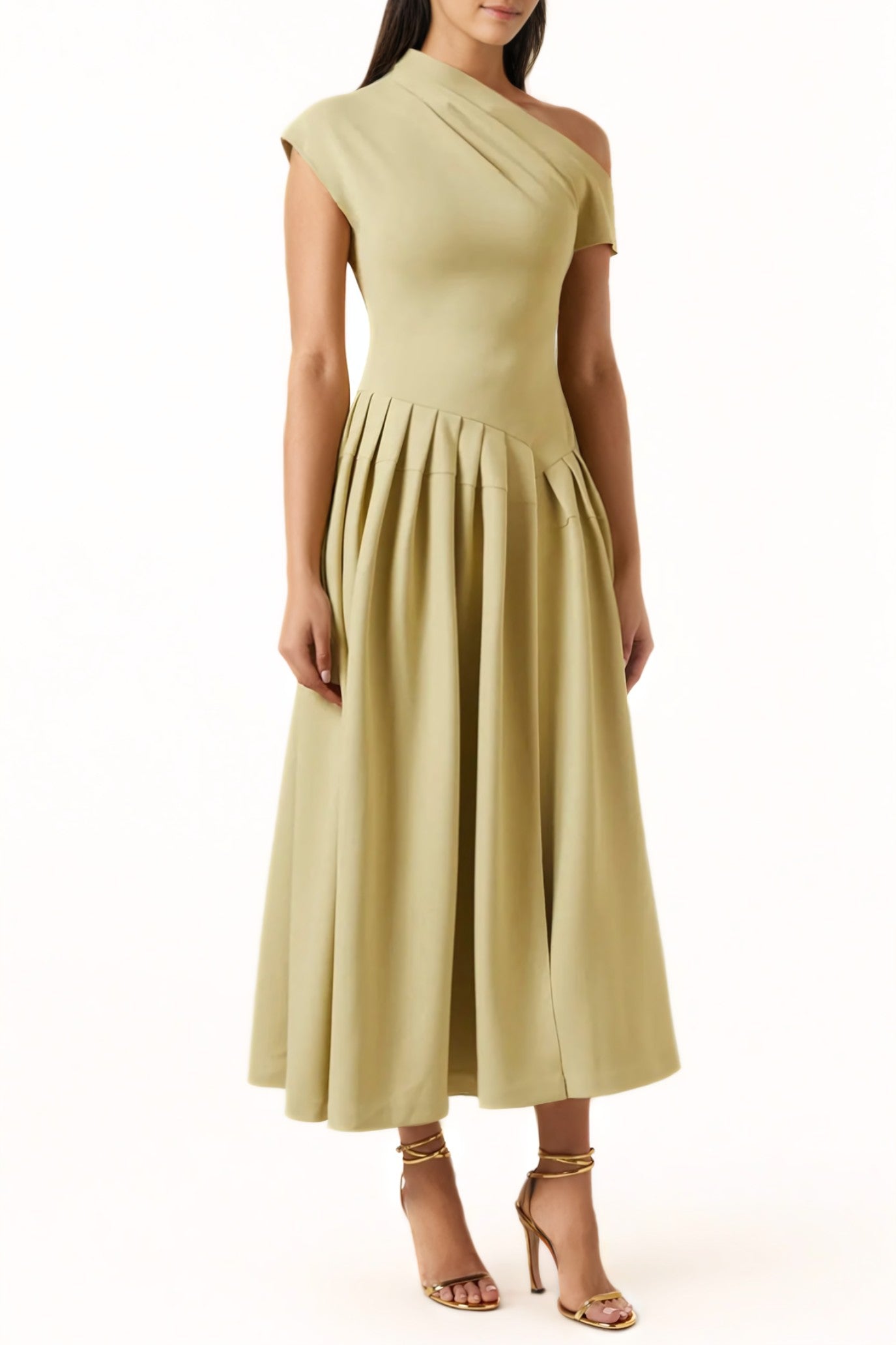 Lavinque Dress Robe Noire Asymétrique | Élégante | Moderne et Intemporelle