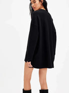 Lavinque Dress Robe Pull avec Dentelle | Élégance | Chaleur et Féminité