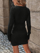 Lavinque Dress Robe Pull en Maille | Confort & Élégance | Hiver Tendance