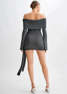 Lavinque Dress Robe Pull Épaules Dénudées | Élégance & Confort | Look Tendance
