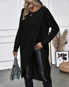 Lavinque Dress Robe Pull Fendue | Élégance et Confort | Style Moderne