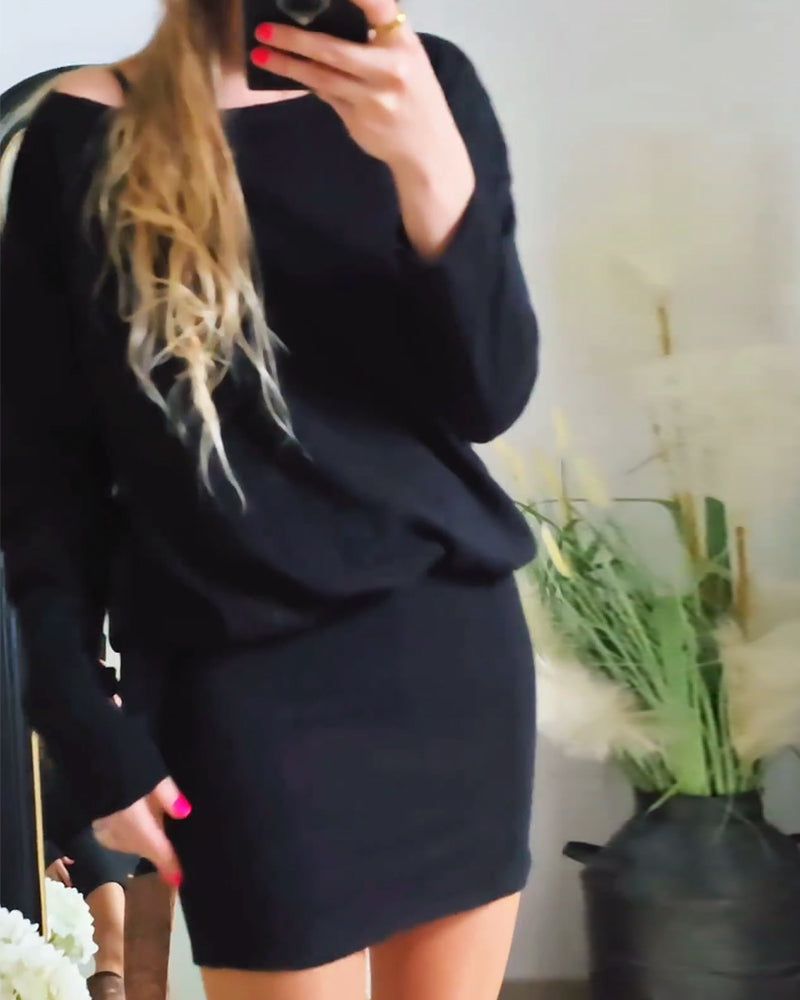Lavinque Dress Robe Pull Hiver | Maille Douce | Confort et Élégance