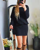 Lavinque Dress Robe Pull Hiver | Maille Douce | Confort et Élégance