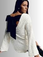 Lavinque Dress Robe Pull Texturée | Élégance & Confort | Look Minimaliste