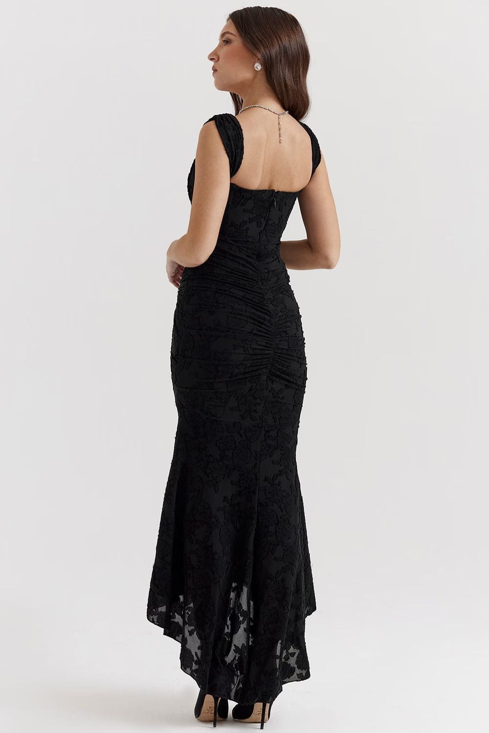 Lavinque Dress Robe Sirène Rose | Fendue Asymétrique | Séduisante et Élancée