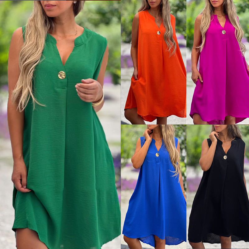 Lavinque Dress Robe Trapèze Fluide | Décontractée | Légère et Confortable