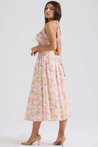 Lavinque Dress Robe Vintage Fleurie | Dos Nu | Fraîche et Féminine