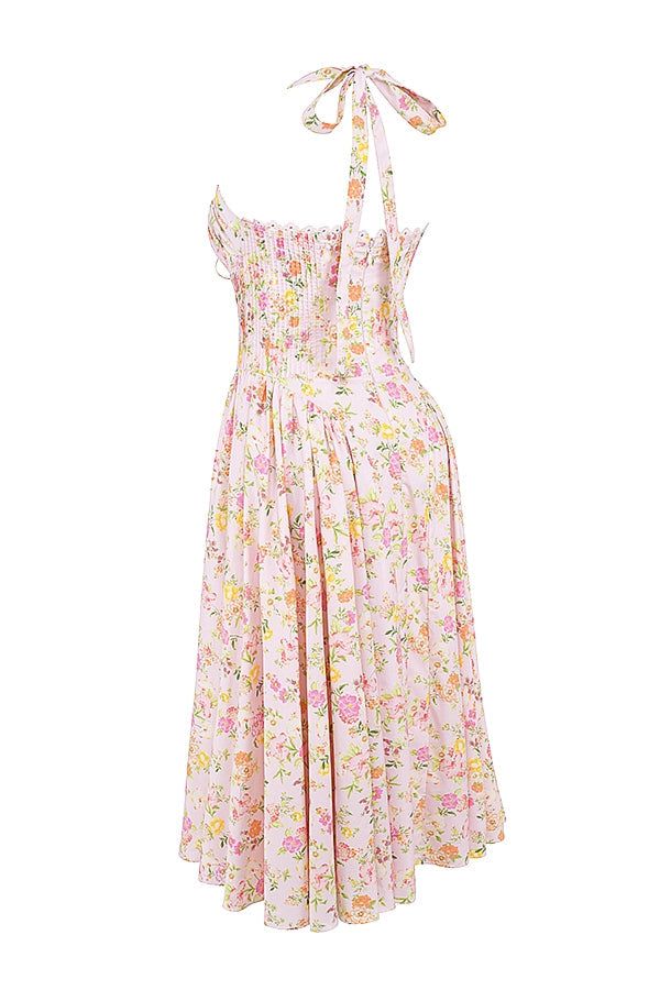 Lavinque Dress Robe Vintage Fleurie | Dos Nu | Fraîche et Féminine