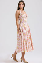 Lavinque Dress Robe Vintage Fleurie | Dos Nu | Fraîche et Féminine