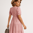 Lavinque Dress Robe Volants Bleu Clair | 100% Coton | Légère & Féminine