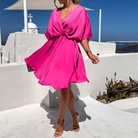 Lavinque Dress Rose / S Robe Courte Satinée | Fluide | Légère et Élégante