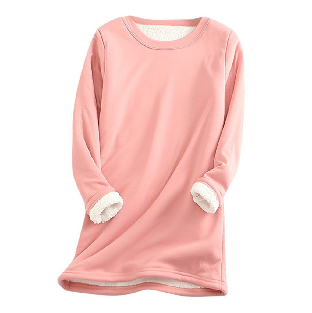 Lavinque Dress Rose / S Robe Pull Doublée | Chaude & Confortable | Idéale pour l'Hiver