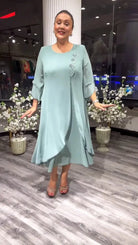Lavinque Dress Vert / XS Robe Longue Élégante | Fluide & Chic | Parfaite pour Toutes Occasions