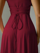 Lavinque Dresses Robe Noire Évasée | Sans Manches | Élégance Intemporelle