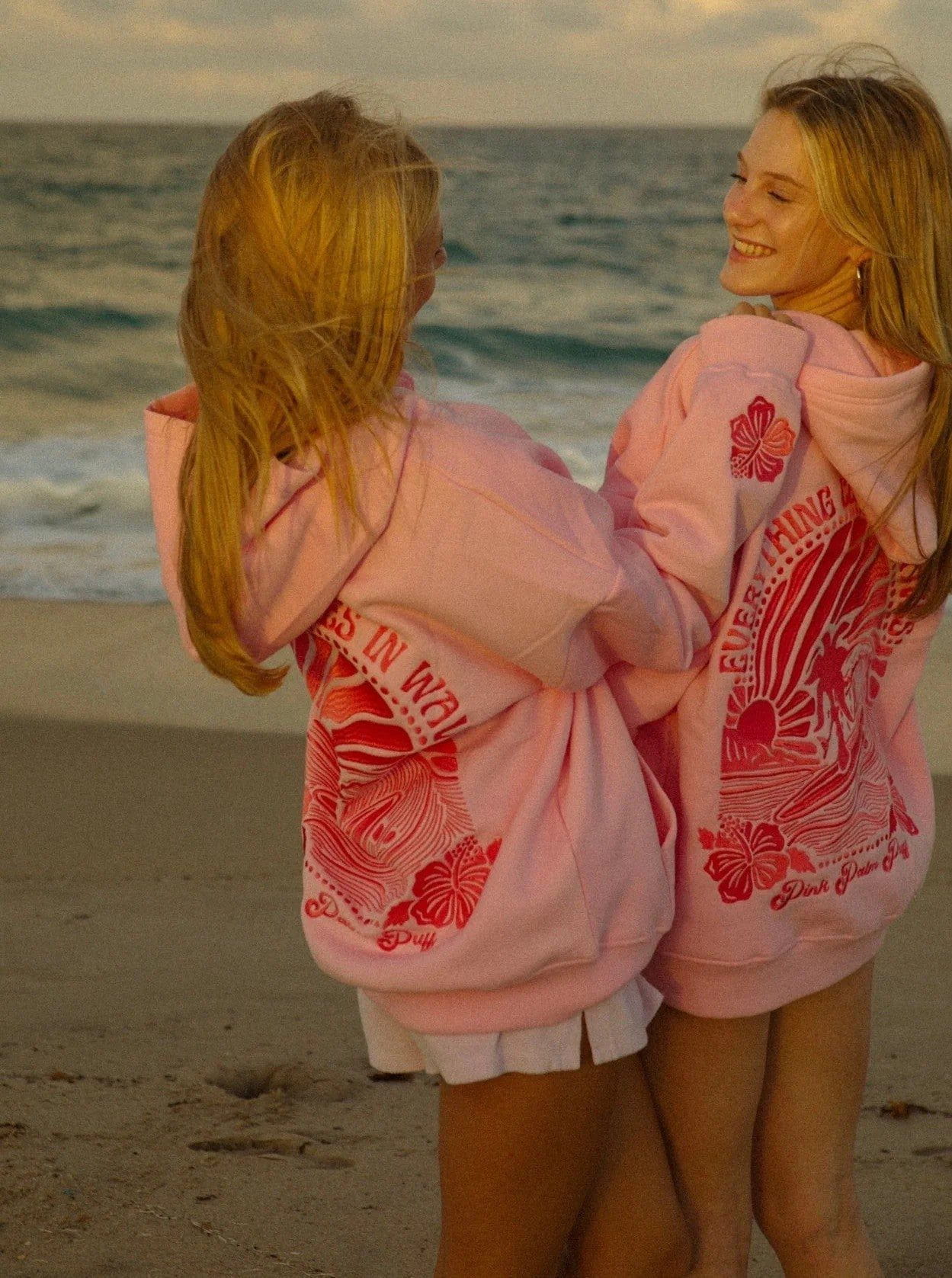 Lavinque Hoodies Hoodie Brodé Surf | Coton Mélangé | Confort et Vibes Océan