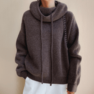 Lavinque Hoodies Marron / S Sweat à Capuche Oversize en Laine | Confort | Doux et Tendance