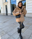 Lavinque Jacket Beige / XS Doudoune Ceinturée | Chaude & Élégante | Hiver Tendance