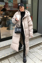 Lavinque Jacket Beige / XS Doudoune Longue | Chaude & Élégante | Hiver Style Urbain