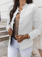 Lavinque Jacket Blanc / S Blazer Militaire Chic | Élégant | Structuré et Tendance