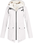 Lavinque Jacket Blanc / S Parka d'Hiver à Capuche | Chaleur Style | Doublure en Fourrure