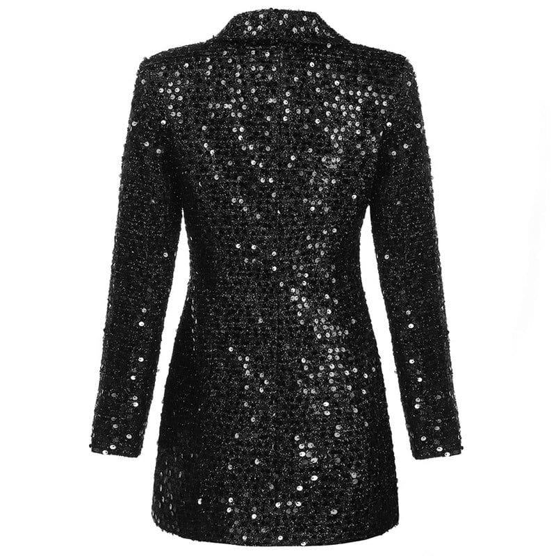 Lavinque Jacket Blazer à Sequins | Élégance | Glamour et Sophistiqué