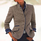 Lavinque Jacket Blazer en Laine Structuré | Chic | Élégance et Confort
