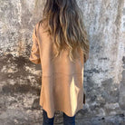 Lavinque Jacket Blazer Long en Suédine | Élégance & Confort | Style Intemporel