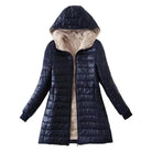 Lavinque Jacket Bleu / S Doudoune Longue à Capuche Doublée | Hiver | Chaleur et Confort