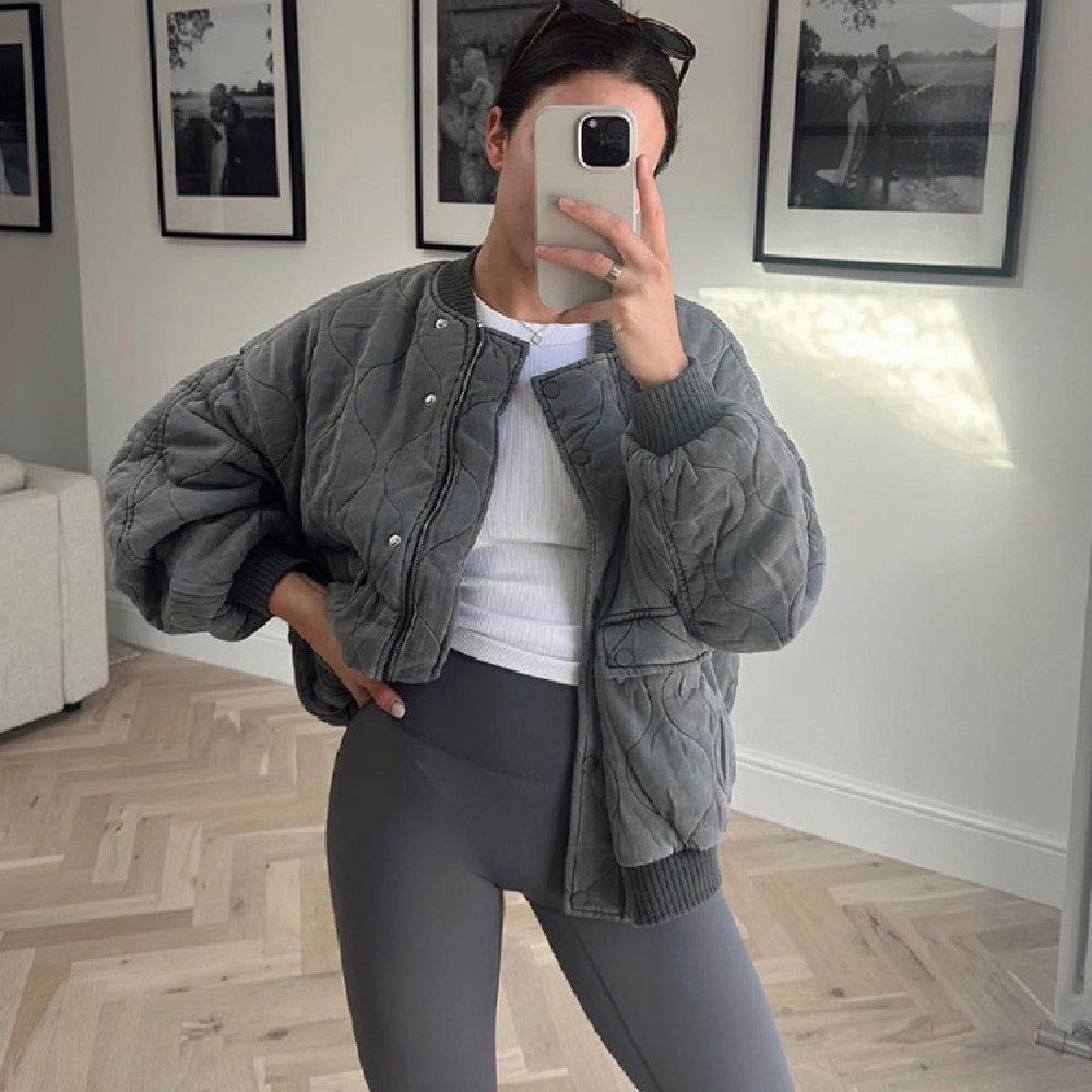 Lavinque Jacket Blouson Matelassé Oversize | Confort | Tendance et Urbain