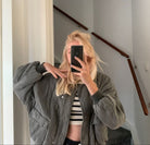 Lavinque Jacket Blouson Matelassé Oversize | Confort | Tendance et Urbain
